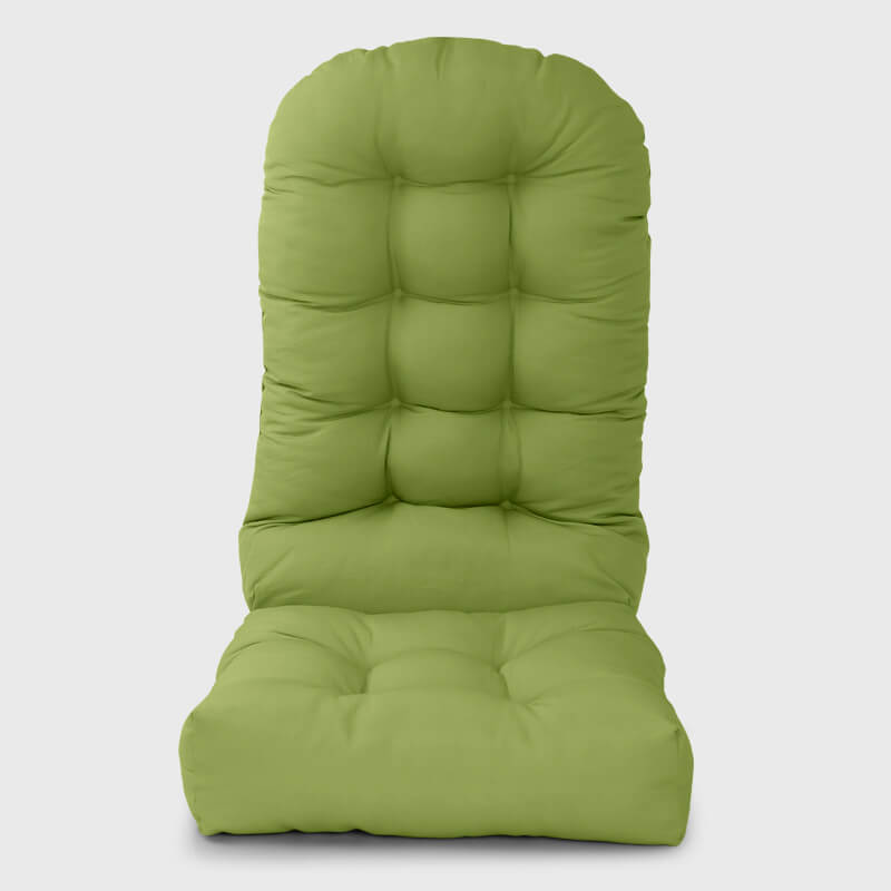 Grassy green Outdoor Tufted Rocking Chair Cushion | Rulaer