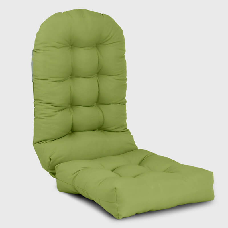 Grassy green Outdoor Tufted Rocking Chair Cushion can enhance the comfort and aesthetic appeal of your outdoor rocking chair | Rulaer