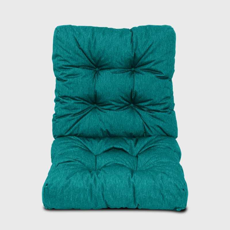 Green Garden High Back Rocking Chair Cushion | Rulaer