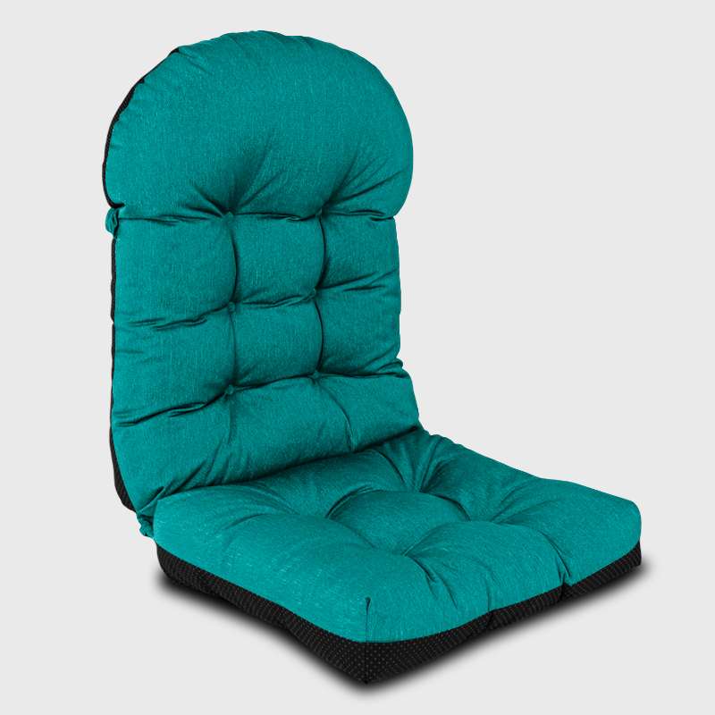 Green Indoor Tufted High Back Chair Cushion could be used in garden rocking chair-Rulaer cushion-2