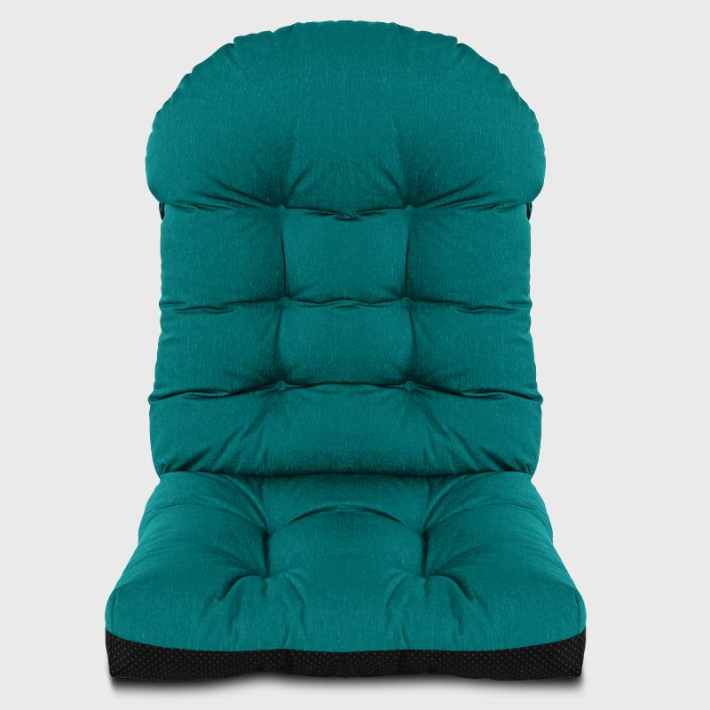 Green Indoor Tufted High Back Chair Cushion provides a soft seating choice-Rulaer cushion