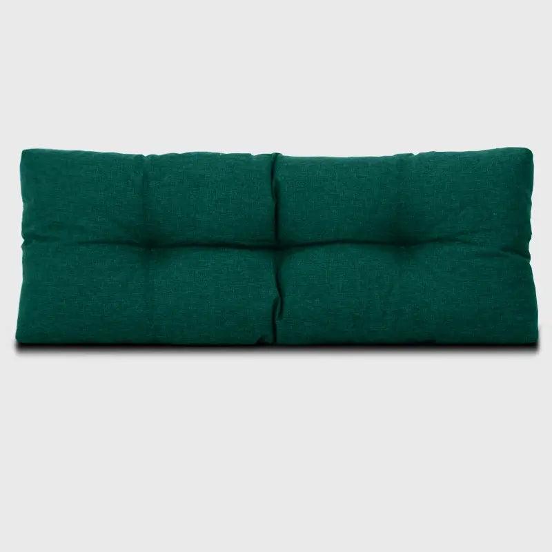 Indoor or Outdoor Tufted Bench Cushion with Dark green is a beautiful and comfortable decor for your indoor or outdoor bench. | Rulaercushion