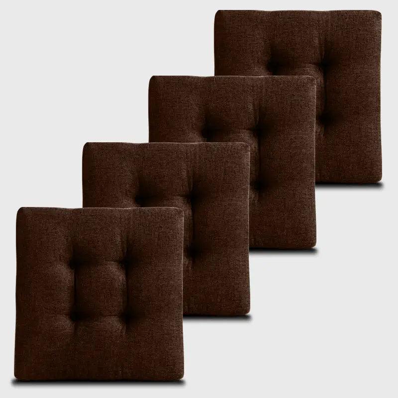 Square bar stool discount cushions with ties