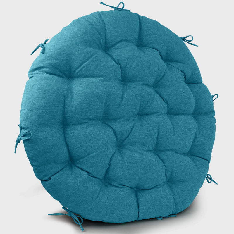 Lake blue Outdoor Papasan Seat Cushion adds comfort and style to your swing chair-Rulaer
