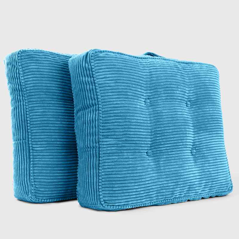 Light blue Bedroom Headboard Pillows provide support for your back and head while sitting up in bed | Rulaer