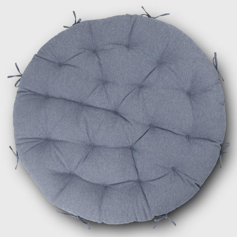 Light gray Outdoor Papasan Seat Cushion is made to fit the Papasan swing | Rulaer