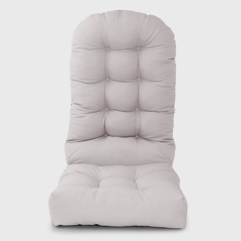 Light gray Outdoor Tufted Rocking Chair Cushion | Rulaer