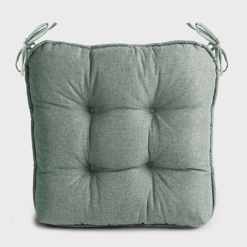 Light green Dinette Chair Cushions with Ties | Rulaer