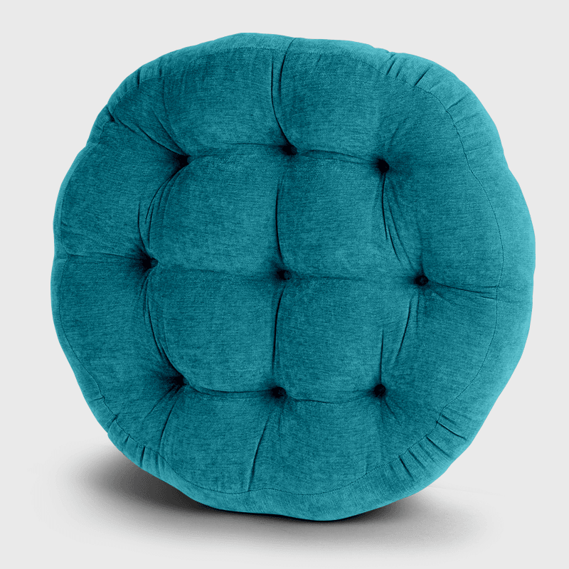 Office Round Floor Cushion with Lake blue color could be used in your living room floor, office floor, reading room floor, resting room floor, lawn pillow, etc. | Rulaer