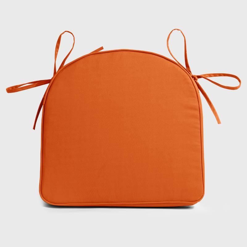 Orange Backyard U Shape Chair Cushion is well matched with your outdoor furniture | Rulaer