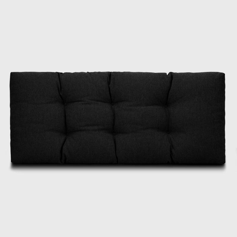 Outdoor Tufted Swing Cushion with Black Color is a beautiful and comfortable decor for your garden swing. | Rulaercushion