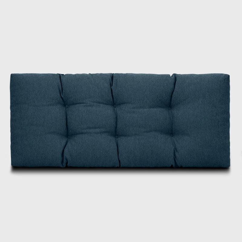 Outdoor Tufted Swing Cushion with Deep blue Color is a beautiful and comfortable decor for your garden swing. | Rulaercushion