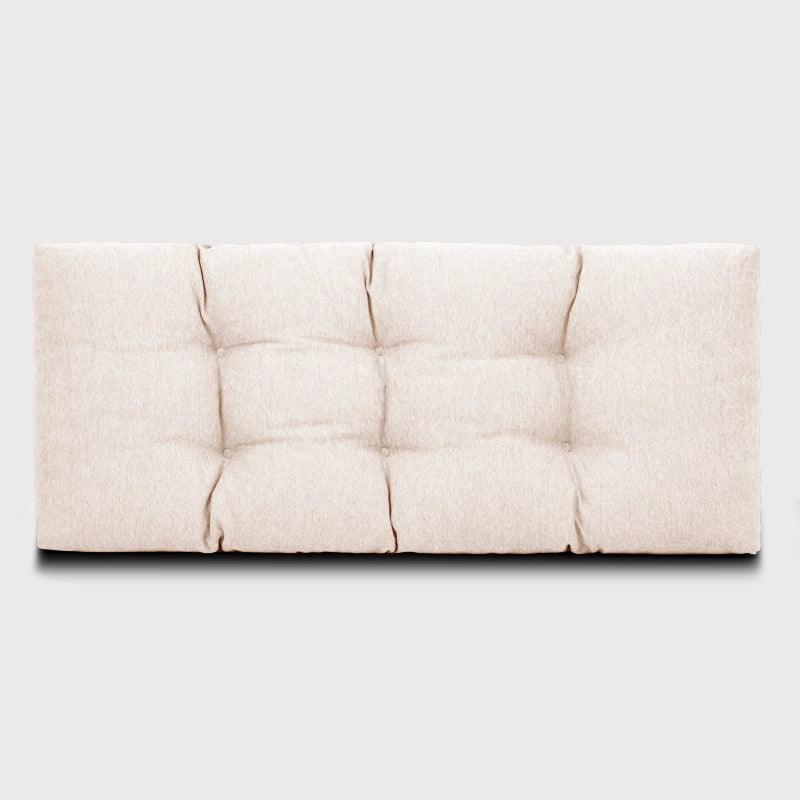 Outdoor Tufted Swing Cushion with Ivory Color is a beautiful and comfortable decor for your garden swing. | Rulaercushion