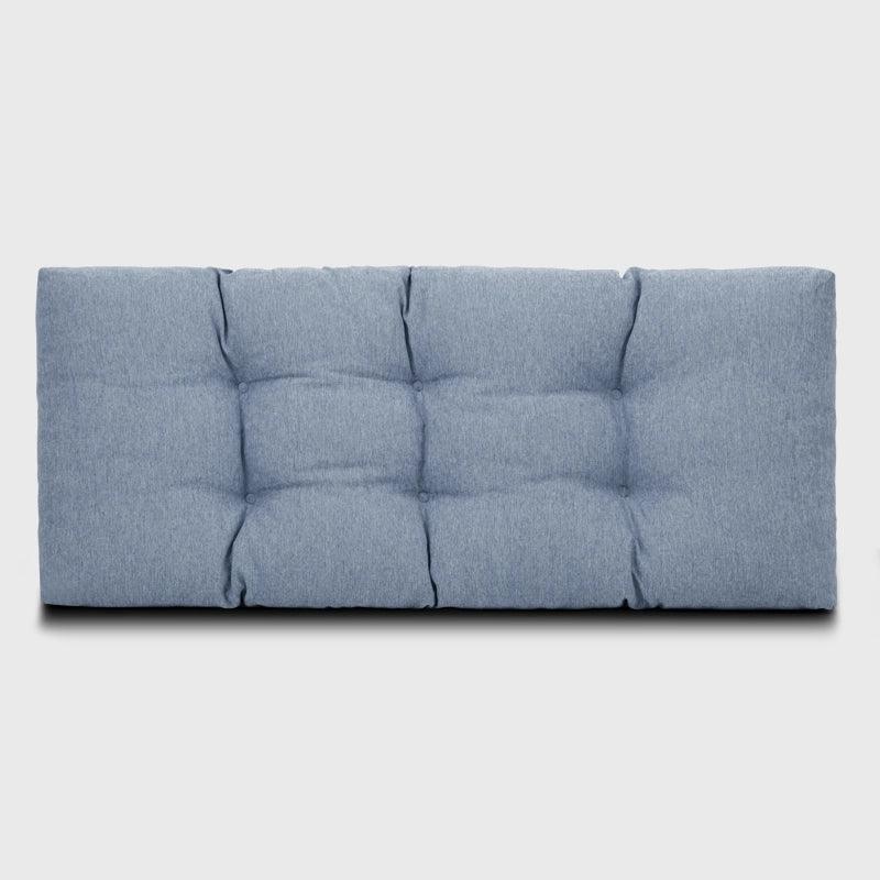 Outdoor Tufted Swing Cushion with Light gray Color is a beautiful and comfortable decor for your garden swing. | Rulaercushion