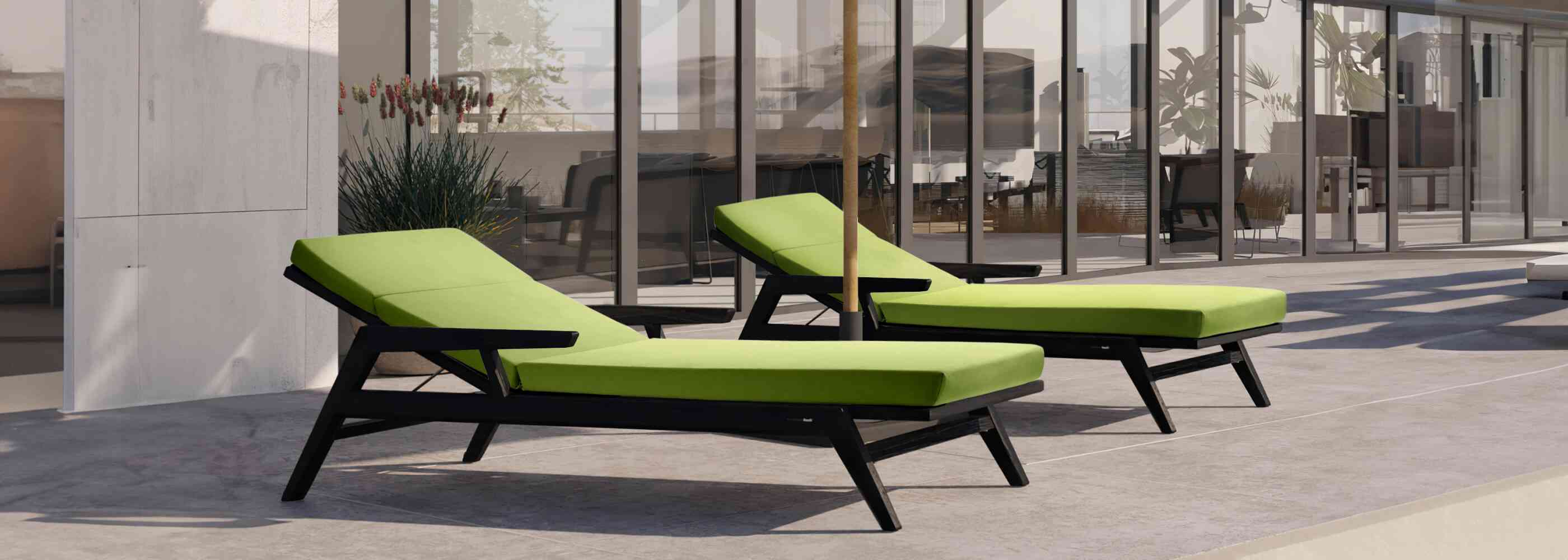 Outdoor Deck Chaise Lounge Cushion could be used in outdoor lounge chaise chair | Rulaer