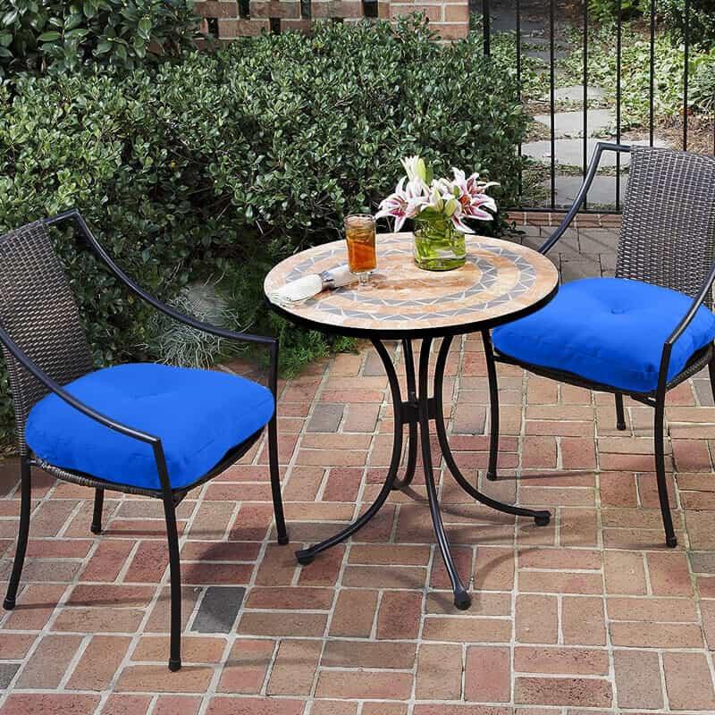 Patio U Shape Chair Cushions could be placed on a patio dining chairs | Rulaer