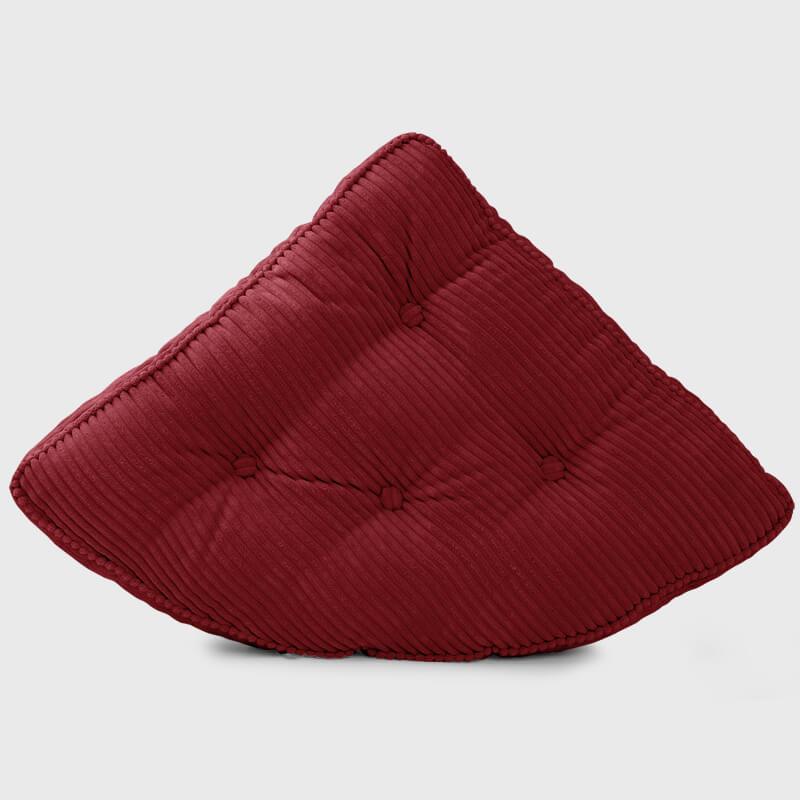 \Red Bedroom Corner Large Floor Cushion  | Rulaer