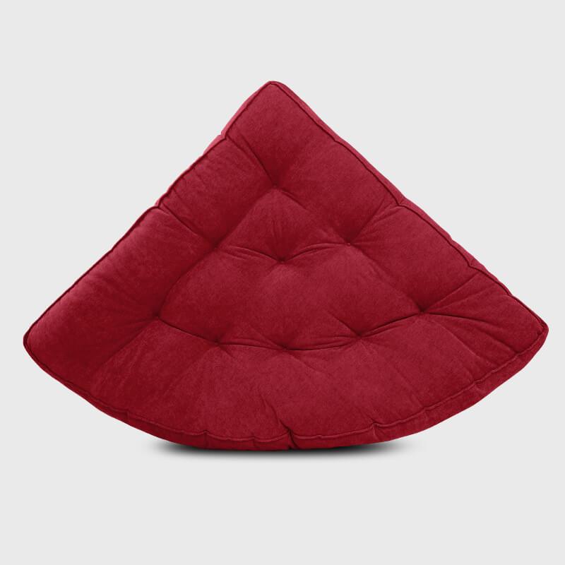 Red Large Reading Nook Floor Cushion is a comfortable and versatile cushion | Rulaer