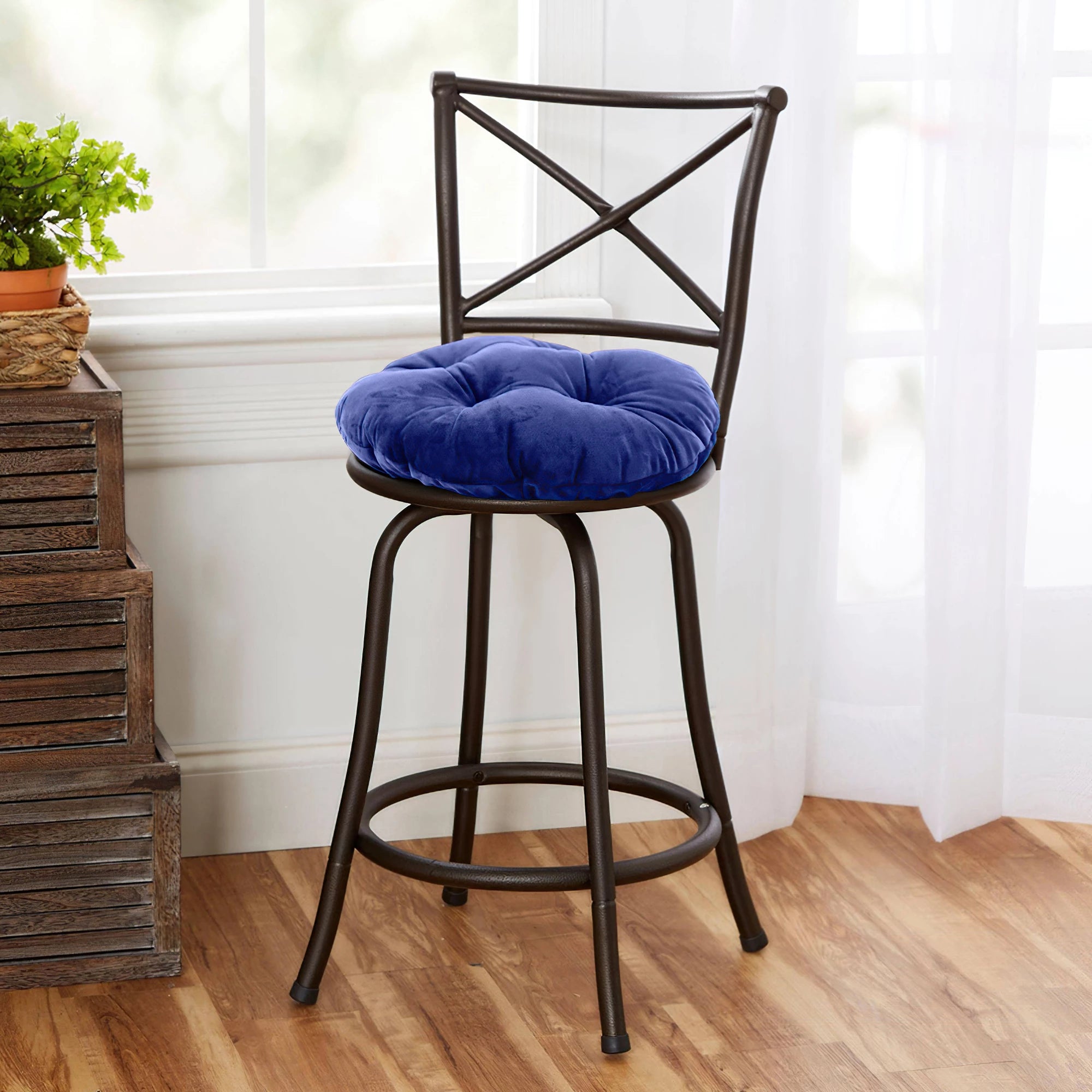 Round Bistro Chair Cushion