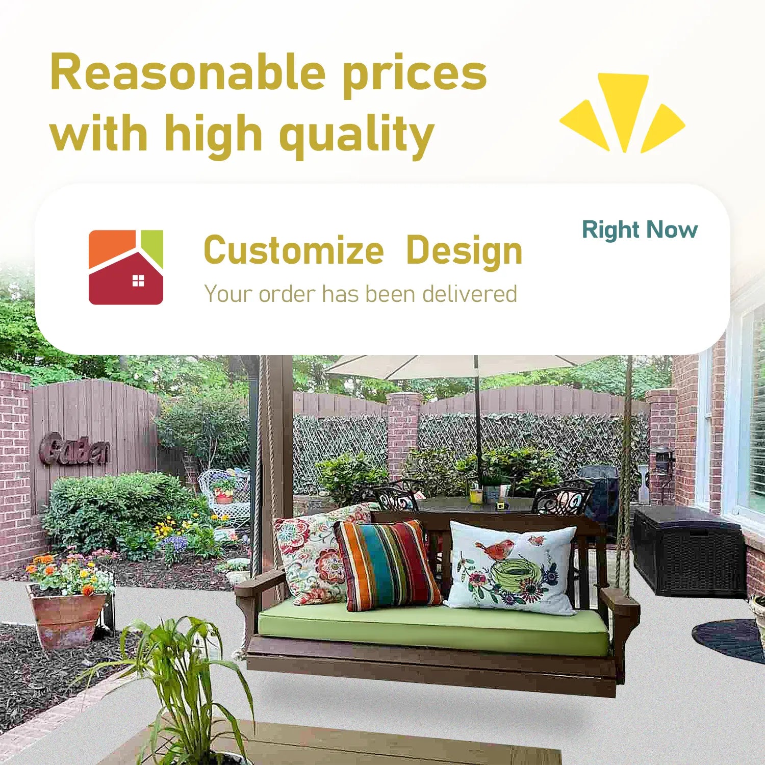 Rulaer patio bench cushion have a reasonable price