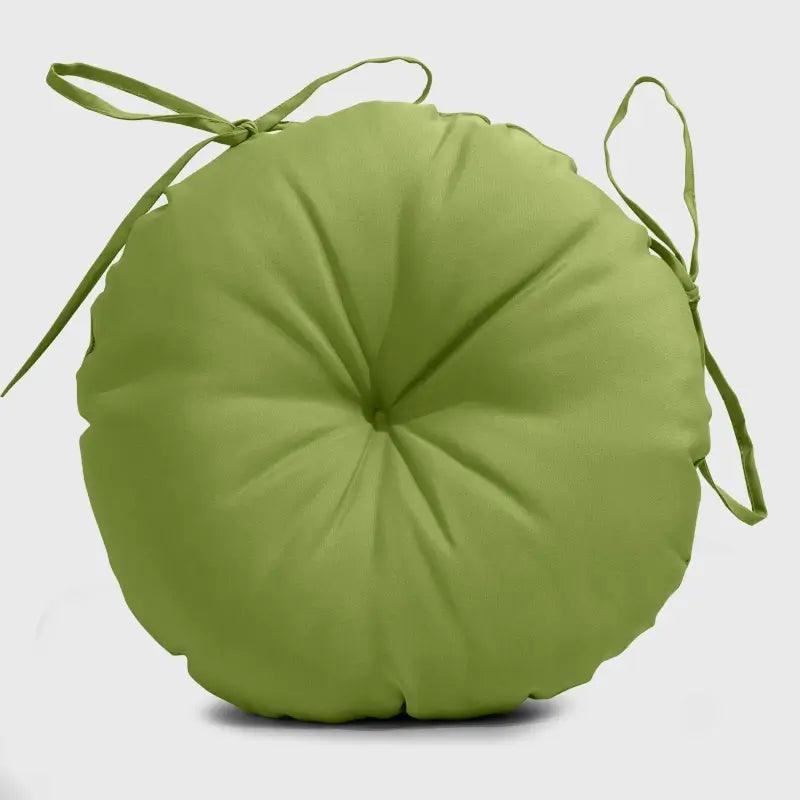 Patio Round Bar Stool Cushion with Grassy green Color has fashion appearance and soft touch, suitable for the bar stools. | Rulaercushion