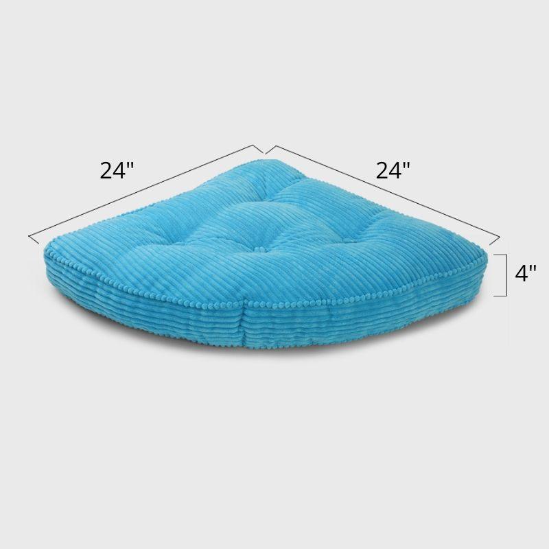 The size of Bedroom Corner Large Floor Cushion | Rulaer