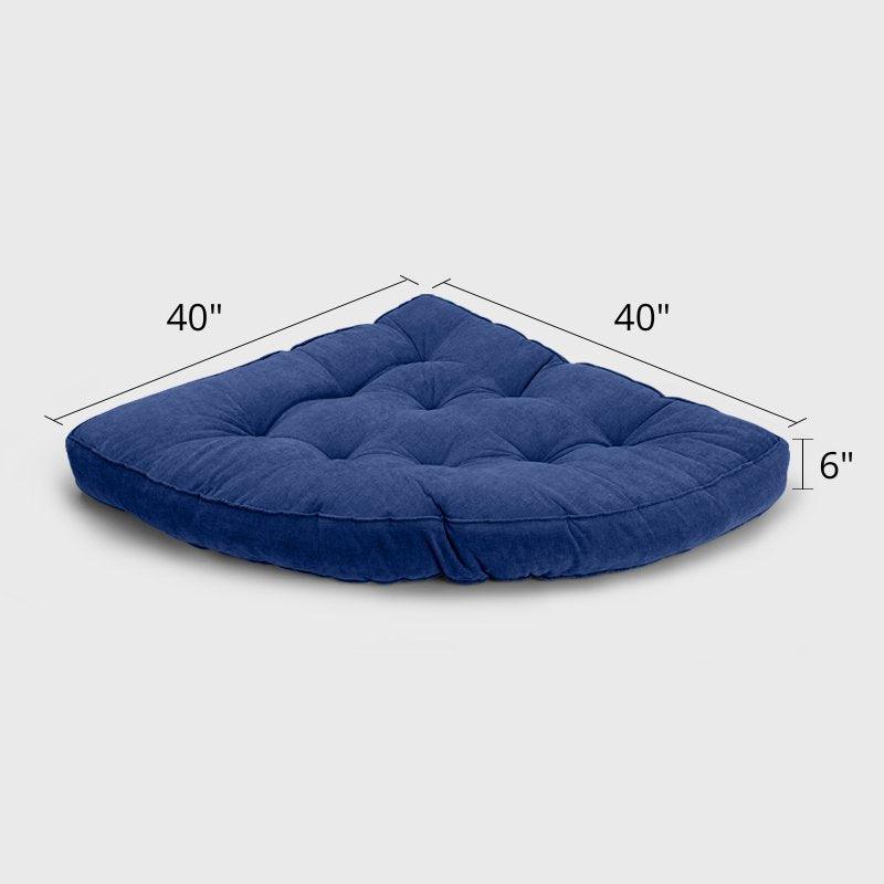 The size of Large Reading Nook Floor Cushion-Rulaer