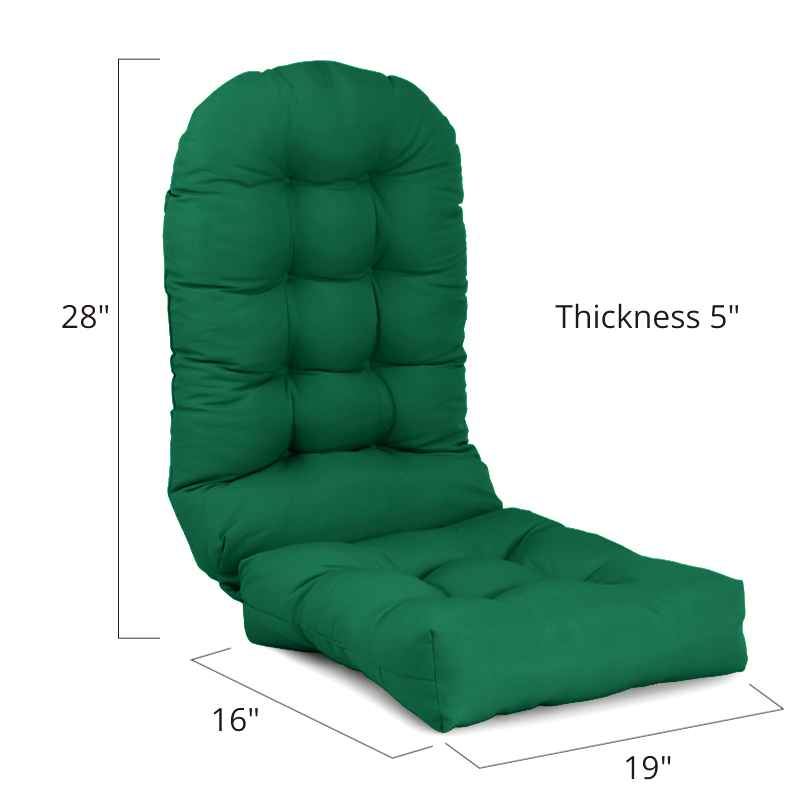 Rulaer® Outdoor Tufted Rocking Chair Cushion - Rulaer