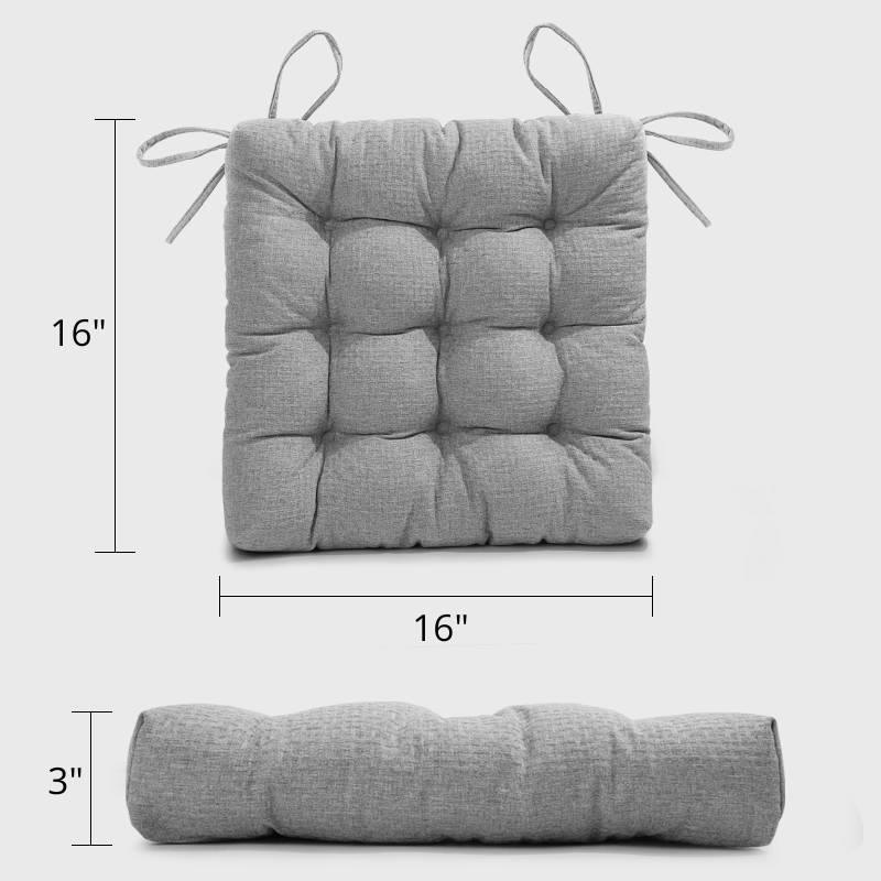 The size of Tufted Chair Cushions For Kitchen Chairs | Rulaer