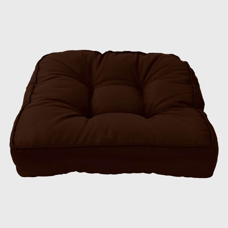 Two Deep brown Piece of Garden Waterproof Chair Cushions are waterproof and durable | Rulaer