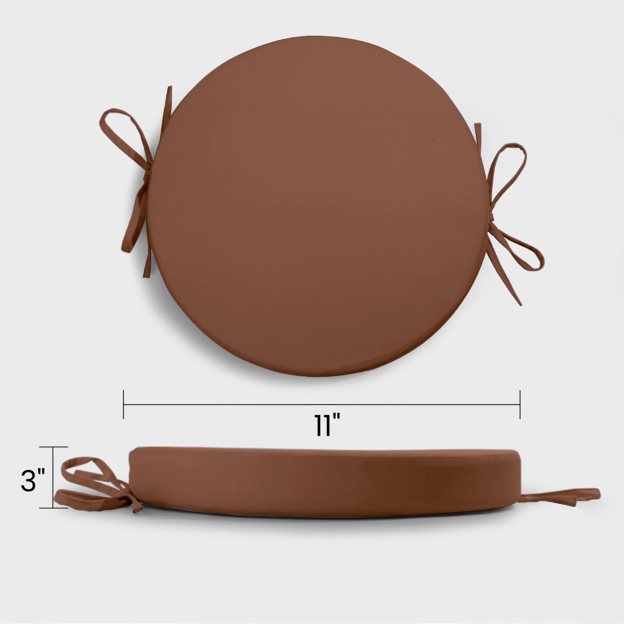 Rulaer® Waterproof Bistro Round Chair Cushion With Ties - Rulaer