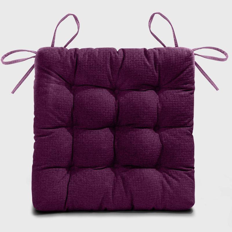 Wine Tufted Chair Cushions For Kitchen Chairs | Rulaer