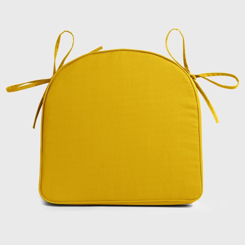 Yellow Backyard U Shape Chair Cushion is well matched with your outdoor furniture | Rulaer