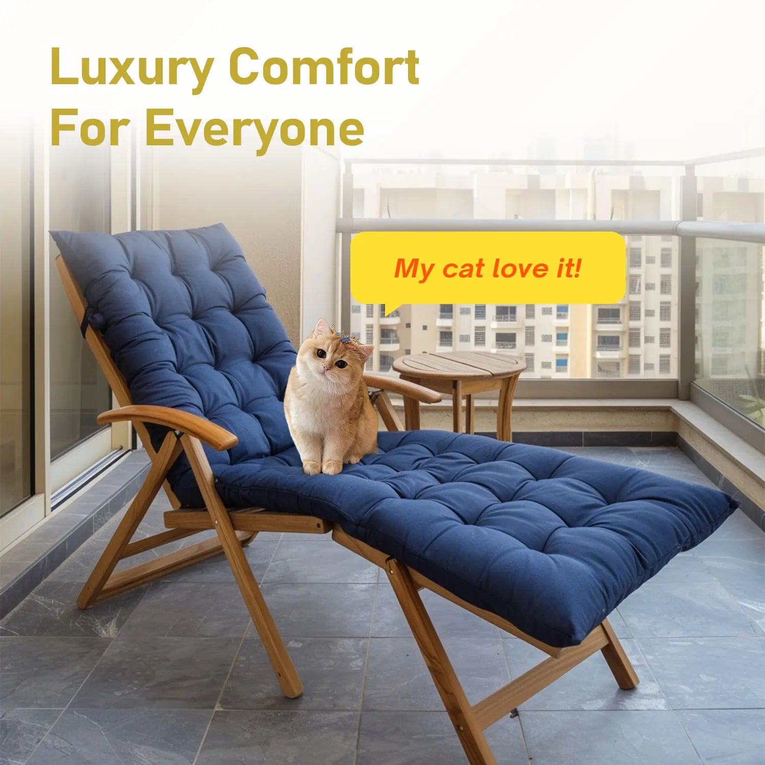 Rulaer® Customize Chaise Lounge Cushion Indoor Outdoor